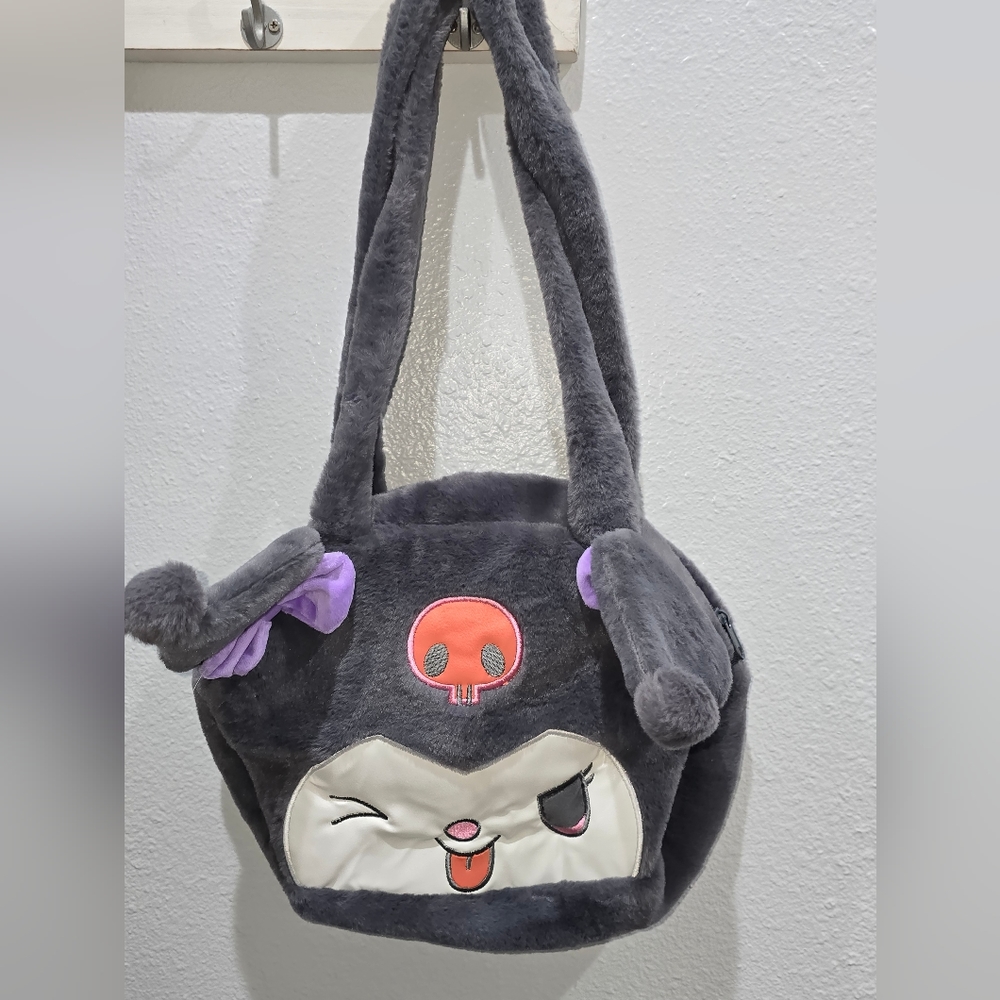 Kuromi plush purse